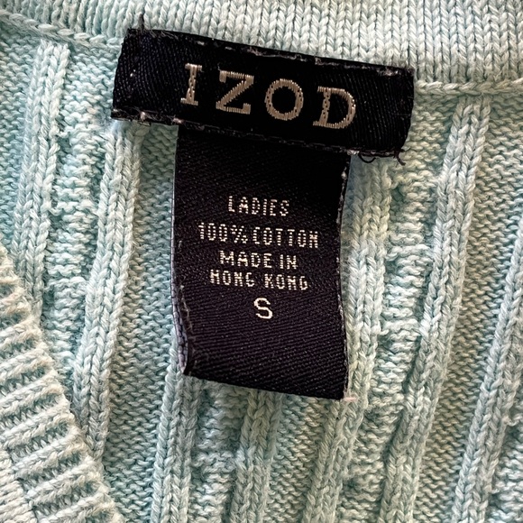 IZOD Light Blue Sweater Vest Sz S - Picture 3 of 3